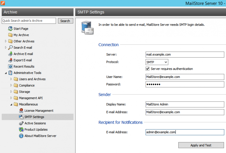 MailStore Email Archive Server | CC Software